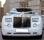 Rolls Royce Phantom - White hire  in UK
